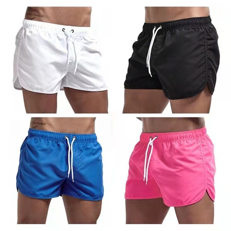 Quick Dry Jogging Fitness Shorts Men Summer Sports Bottoms Thin Breathable Beach Short Pants Male Running Shorts Lightweight
