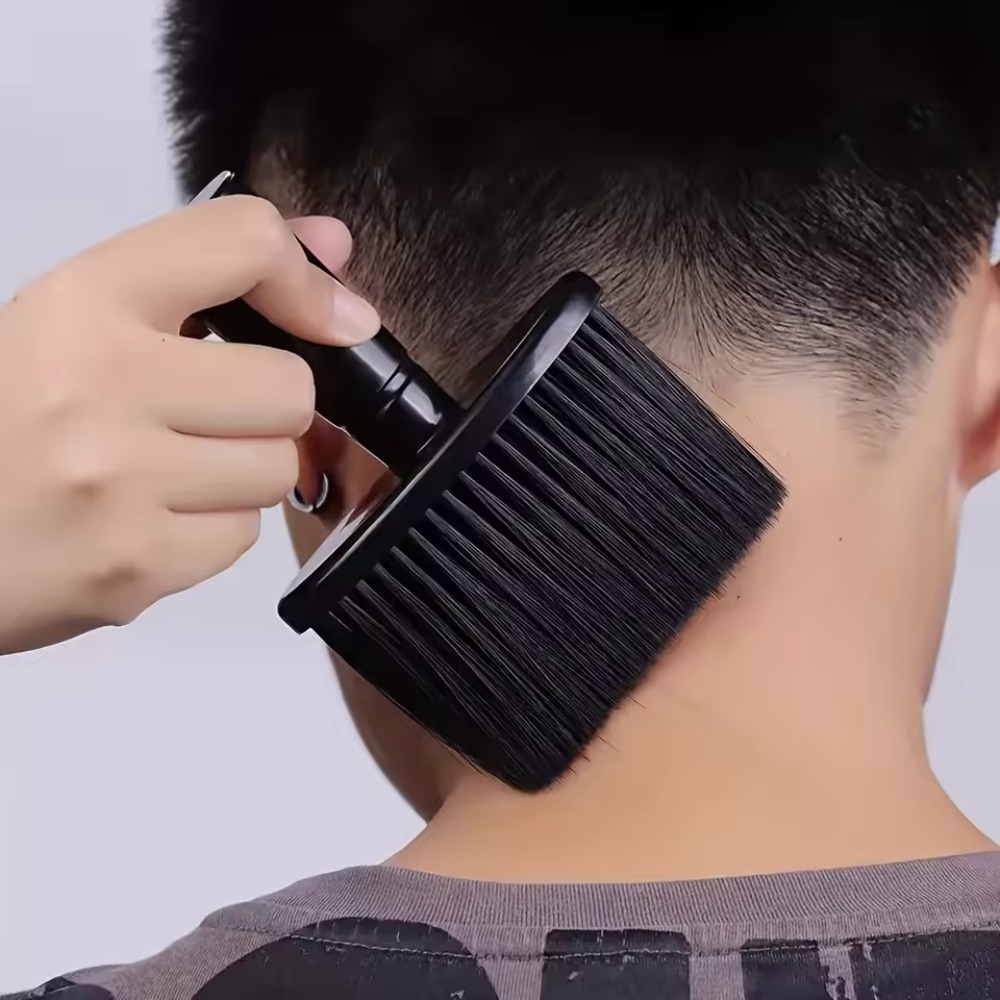 1Pc Soft Nylon Brush for Hair Cleaning, Professional Barber Neck Duster, Multi-Functional Cleaning Brush, Suitable for Salon