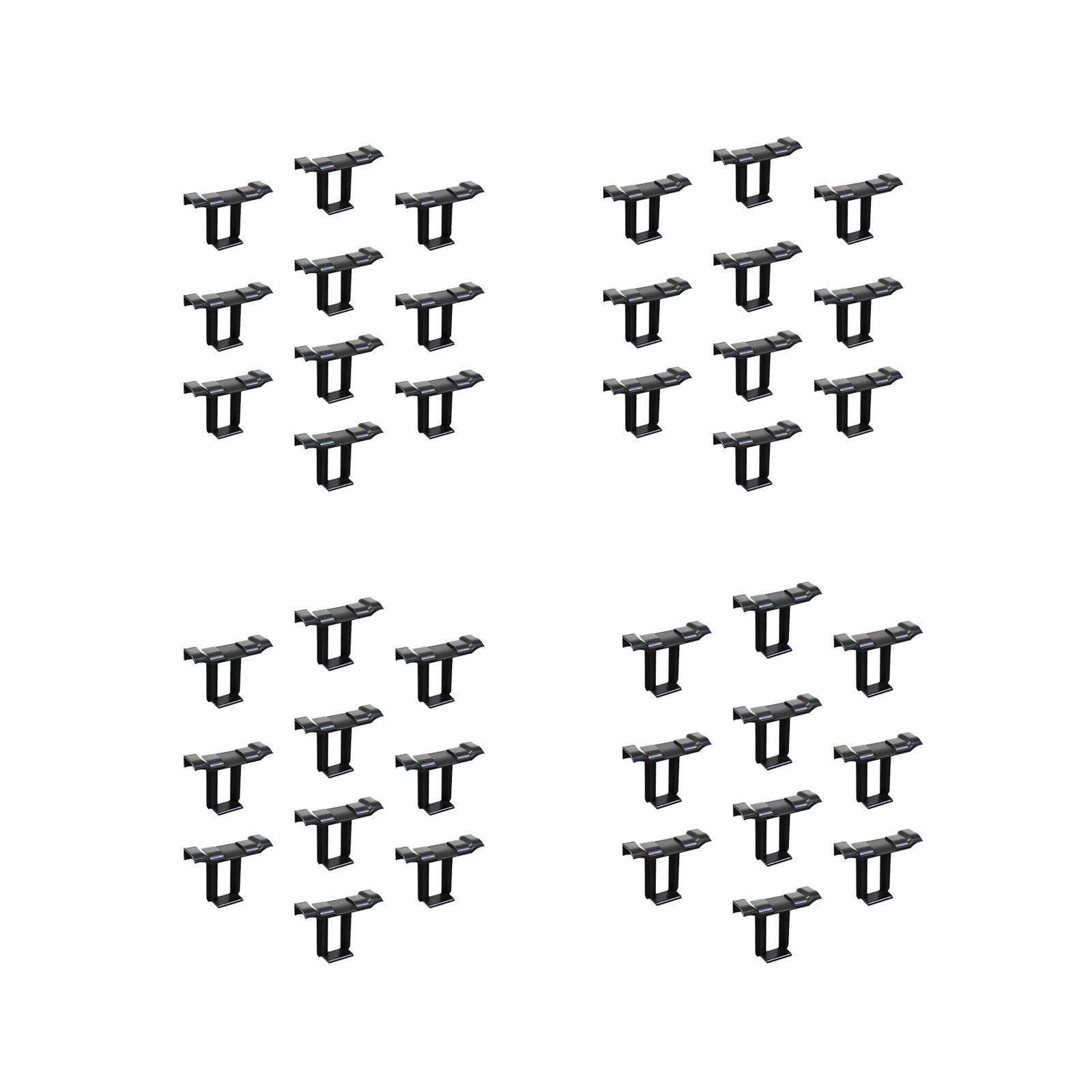 10x Solar Panel Water Drain Clips Pv Module Maintenance Roof Solar Panel Frame Cleaning Clips Photovoltaic Clip Mud Clamp