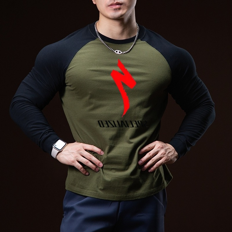 Spring Autumn Off Road Mountain Bike Men's Long Sleeved 3D Printed Bike Brand Cycling Suit Lightning Fast Drying Cycling Suit