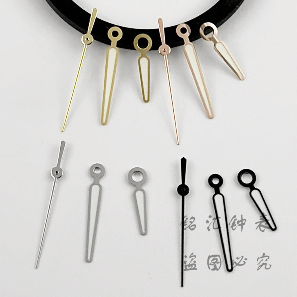 NH35 Watch Hands For NH34/NH35/NH36/NH38 No Luminous Polished Pointers Gold Silver Rose Gold for Part Needle Accessories NEW