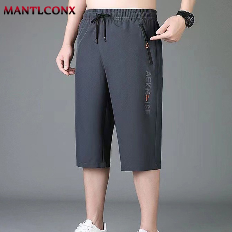 Breathable Board Shorts Men Summer New Casual Beach Shorts Elastic Waist Jogging Running Sports Men's Short Pants Quick Drying