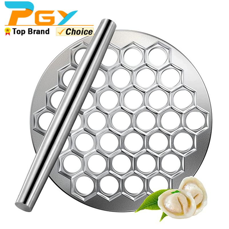 Aluminum Ravioli Maker Pasta Form Meat Dumpling Mold 37 Holes Dumpling Pastry Pressure Cutter Home Kitchen Tools