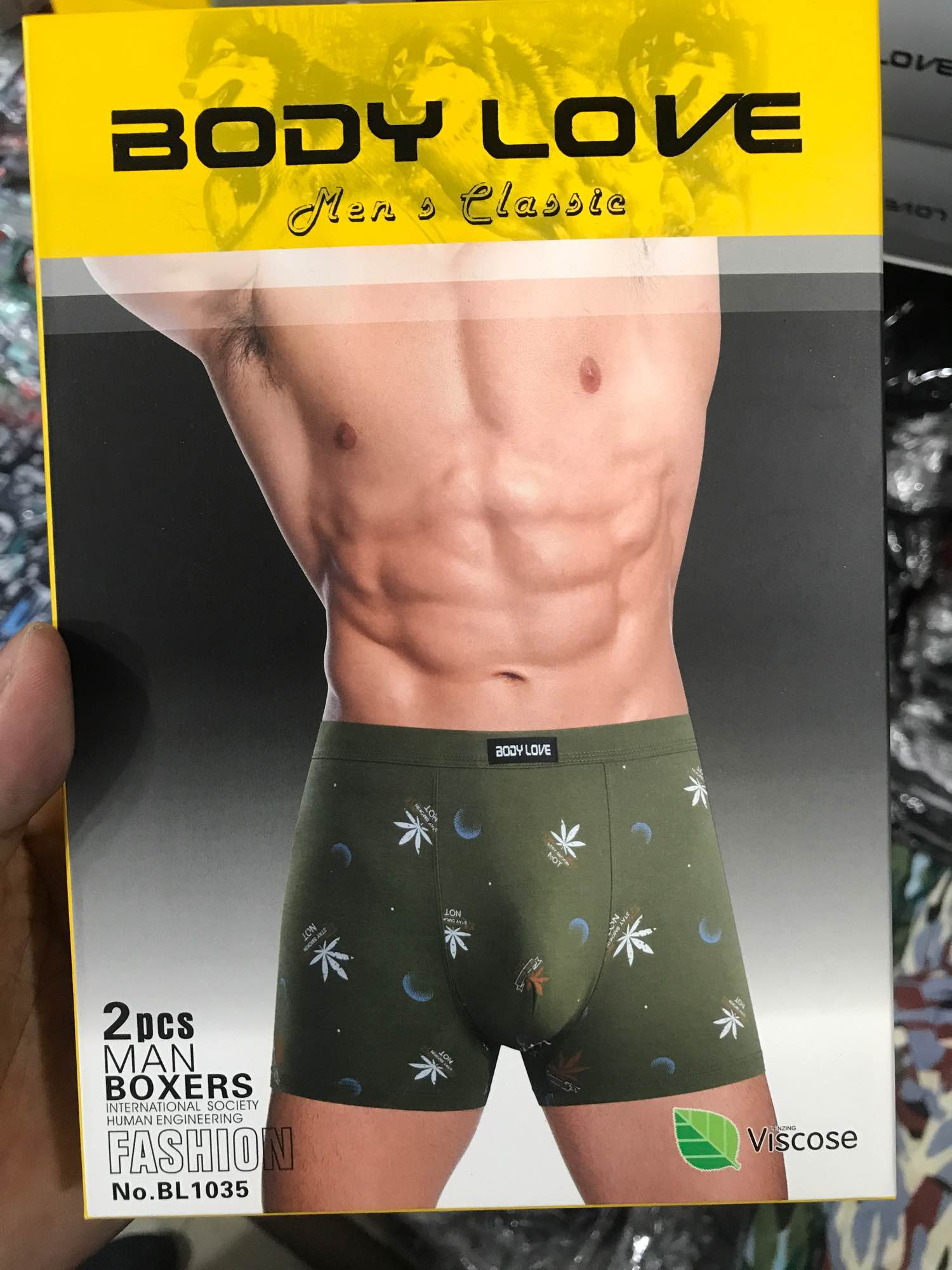 New Printed Summer Special 2pices Stretch For Everyday Comfort Body Love Boxer For Men