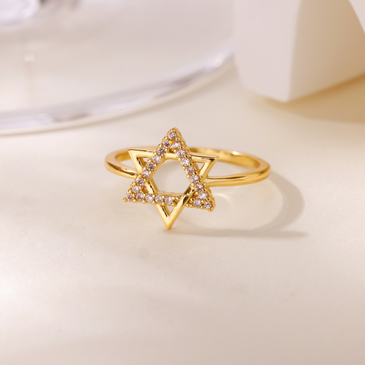 Vintage Imitation Pearl Ring For Women Stainless Steel Gold Color Ring New Fashion Wedding Couple Jewelry