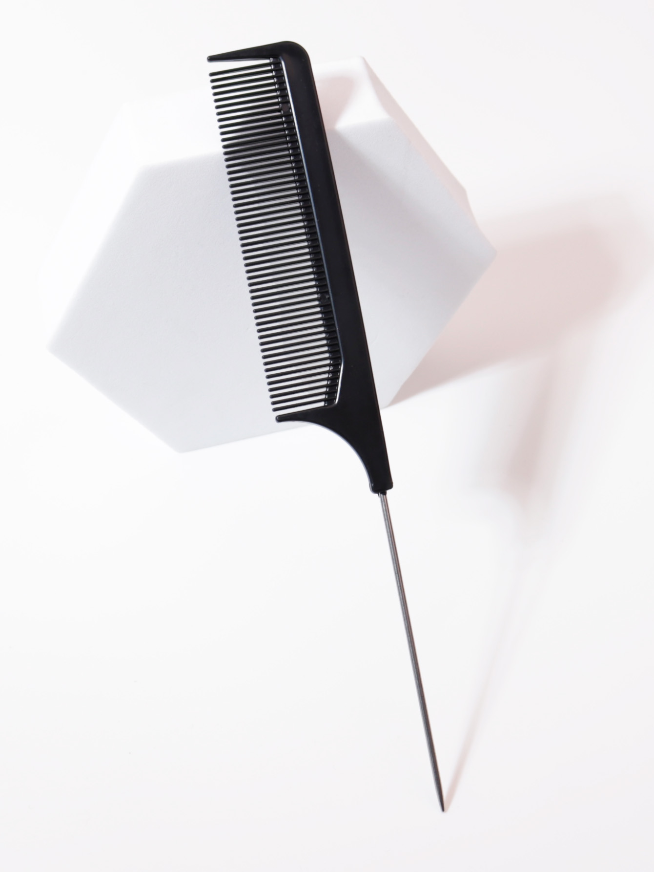 Steel needle pointed tail comb, hair picking comb, styling comb, anti-static and high-temperature resistant hair comb