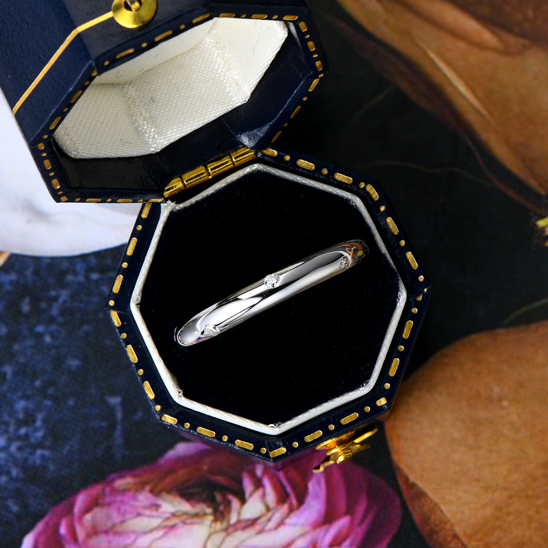 2024 Bezel Setting D Color Moissanite Ring for Women Certified Real Silver 925 Promise Rings Marriage Engagement Party Jewelry