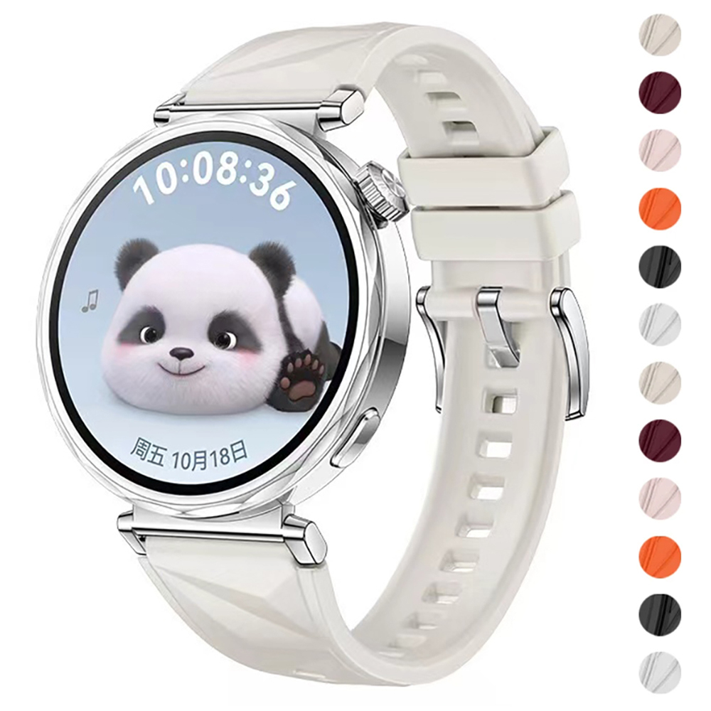 18mm Silicone Strap for Huawei Watch GT5 41mm GT5pro 42mm Sport Band For Garmin Forerunner 265S 255S Venu 3S 2S Women Wristbands