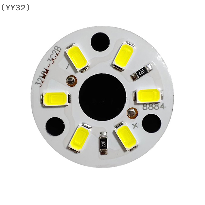 〔YY32〕2Pcs DC12V Lamp Bead LED Bulb Lamp 3W 5W 7W Brightness Light Board For Led Round Bulb Chips Bulb Led Downlight