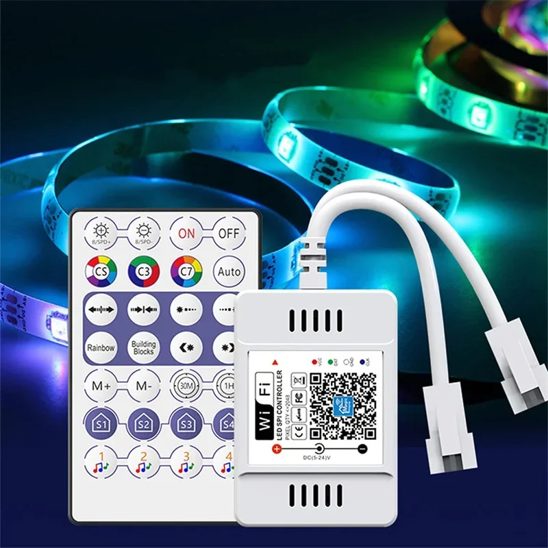 5V USB Tuya WIFI RGB Controller Smart LED Strip App Remote Control Dimmer TUYA Smart Life Work with Alexa Assistant