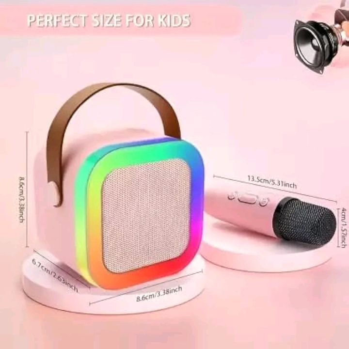Dual Mic K12 Karaoke Microphone Professional Singing Bluetooth Speaker