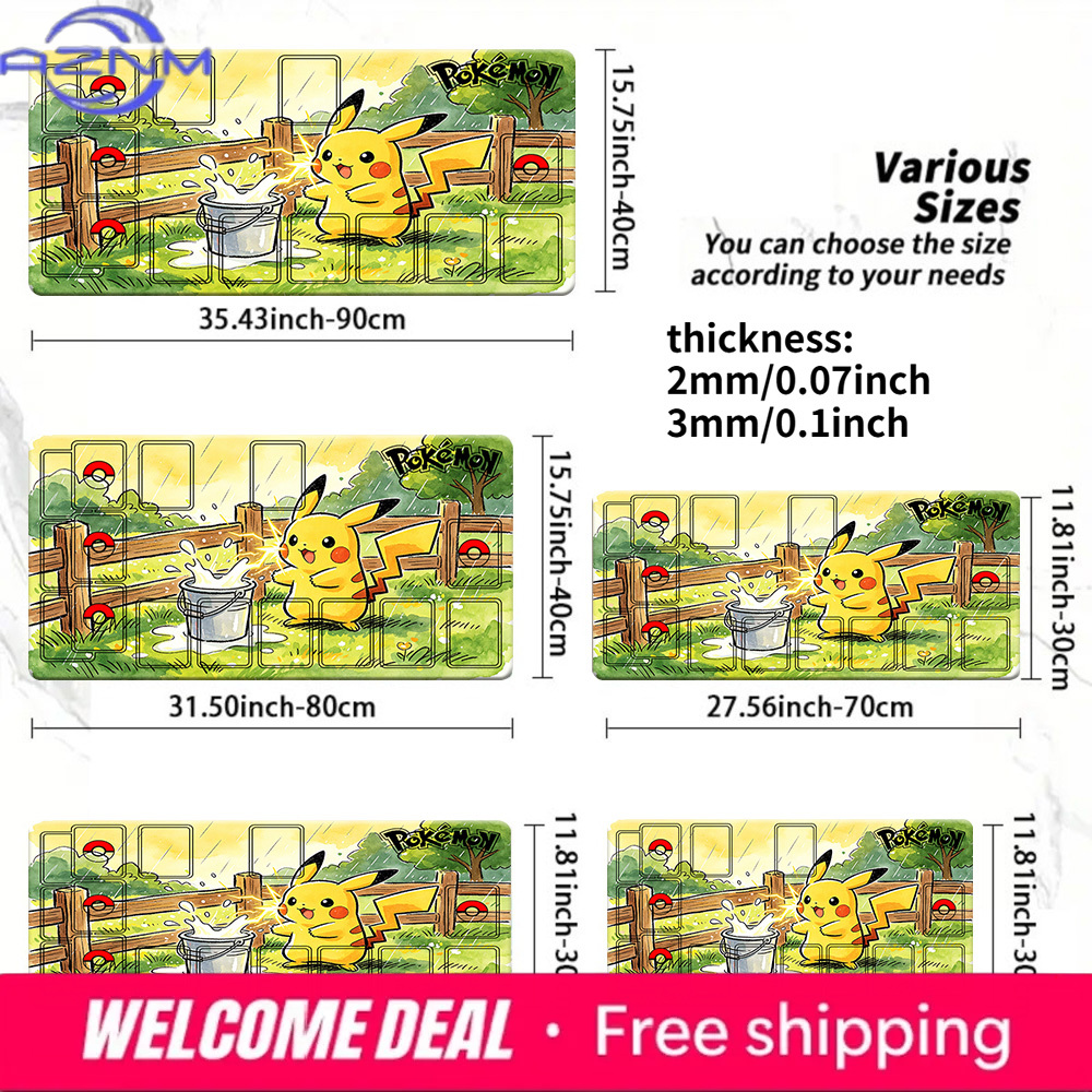 Anime Pokemon-Themed Desk Mats & Gaming Mouse PadsProduct Introduction & Key Selling PointsIf you are a Pokemon fan or looking