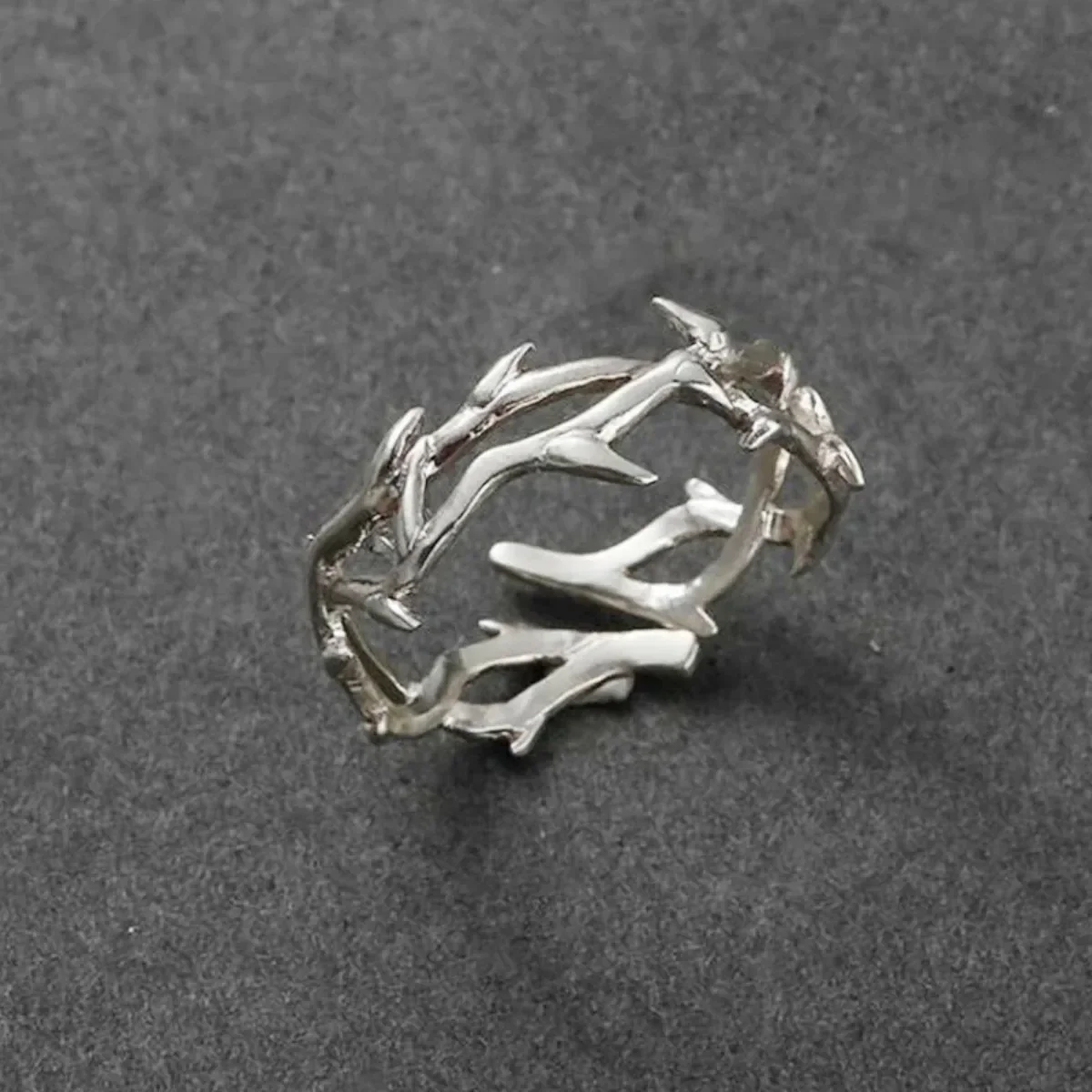 Punk Classic Split Rings Stainless Steel Simple Adjustable Rings for Women Men Couples Jewelry Accessories