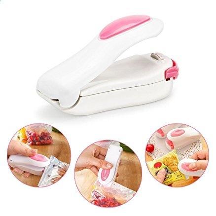 ortable Heat Sealer Plastic Bag Storage Packet Mini Sealing Machine Handy Sealers for Food Snack Kitchen Gadgets