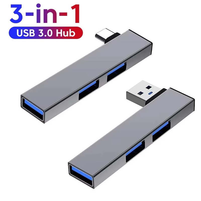 4Port USB 3.0 Hub USB Hub High Speed type c Splitter 5Gbps For PC Computer Accessories Multiport HUB 4 USB 3.0 2.0 Ports