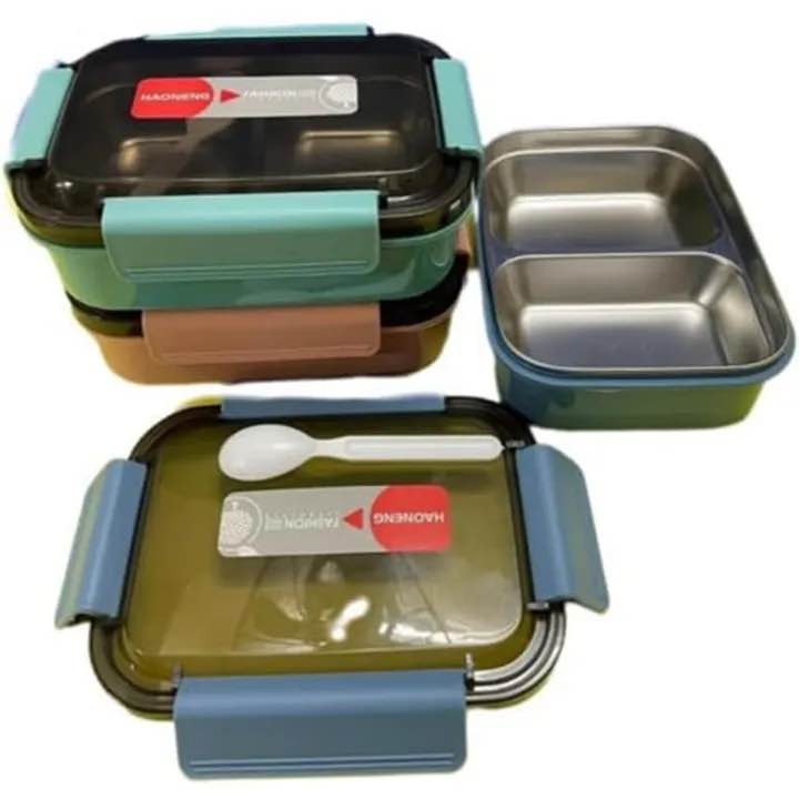 Stainless Steel Lunch Box 8834 (800 ml, Thermoware) 2 compartments