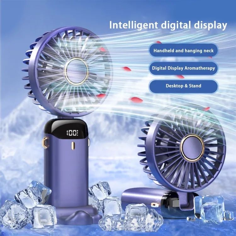 Mini Fan Portable Fan Rechargeable Fan LDC USB Fan Hand Fan Mini Electric Fan For Student