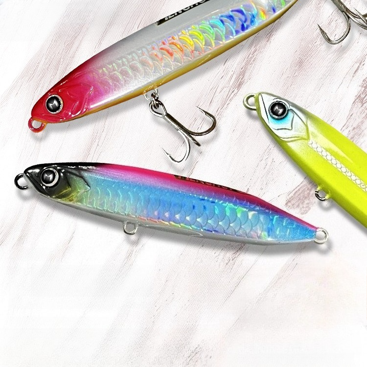 1pcs Solid Sinking Wobbler for Large-Water-Body Black Bass Fishing Sinking Pencil Lure Hook-Style Wobbler, Fishing Gear
