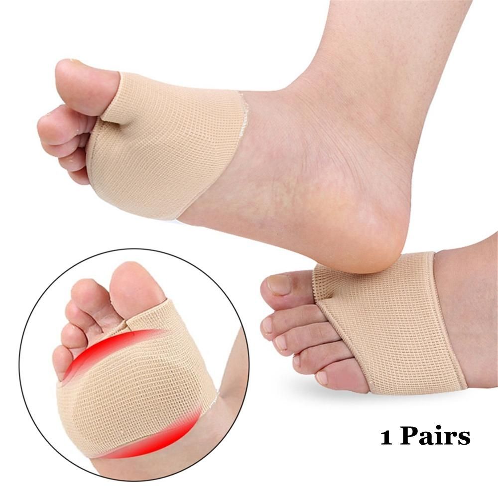 1 Pairs Metatarsal Gel Forefoot Pads Morton's Neuroma Pain Relief Foot Half Yard Pads