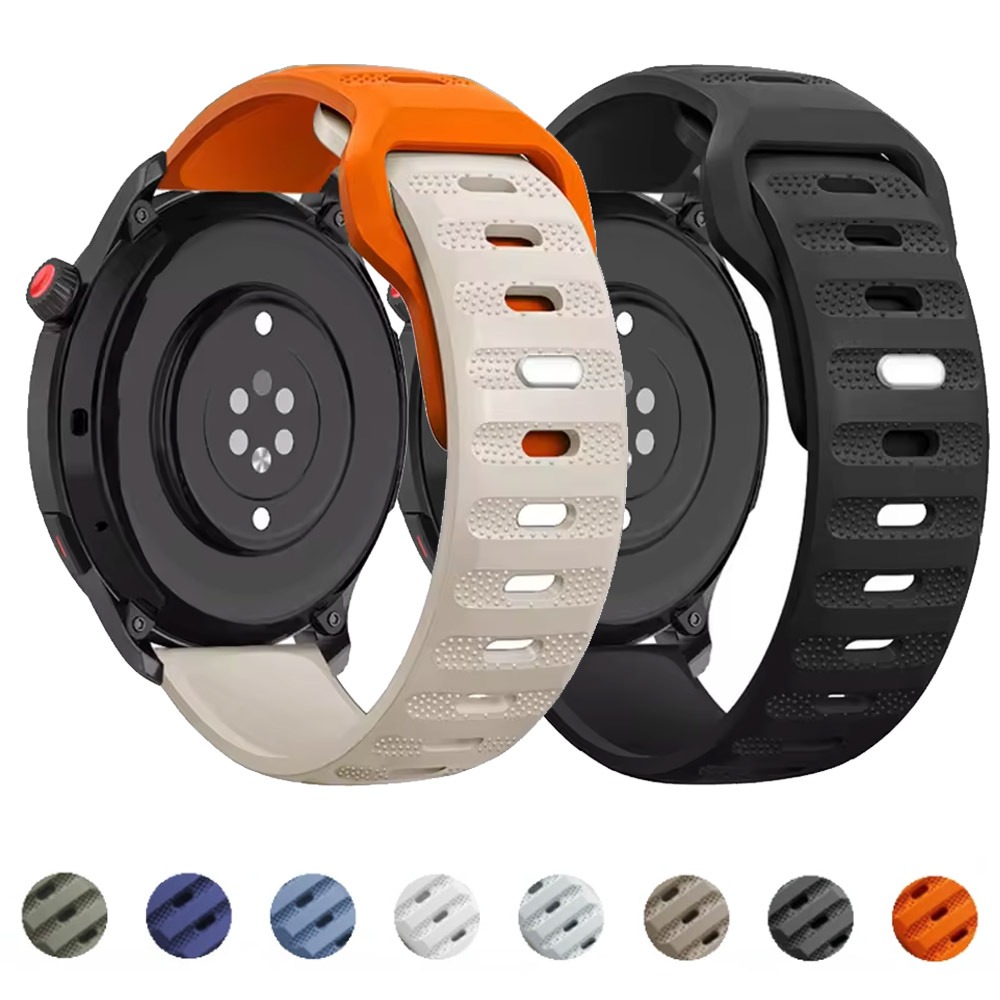 20mm 22mm Sports Silicone Watch Band for Watch 7 6 5 4 Watch 5 GT6-5-4 46mm Comfortable Active Max