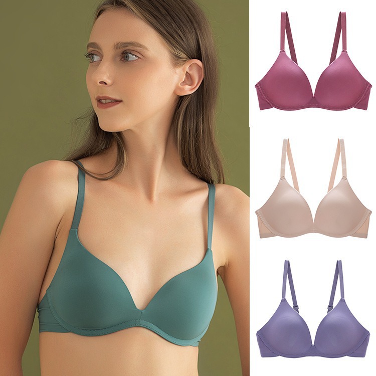 Super Push Up Bra Small Breast Front Closure Bras For Women Seamless Bra Thin Underwear Lingerie Female Intimate