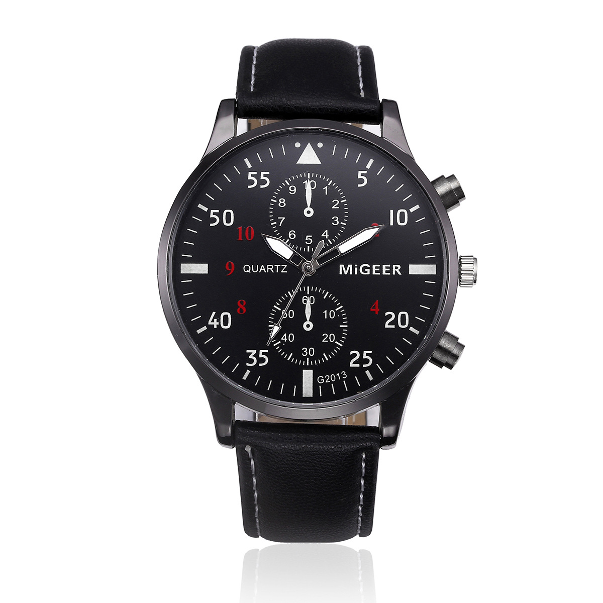 Top Brand Luxury Mens Watches Casual Leather Belt Analog Quartz Wrist Watches for Men Fashion Sports Male Clock Reloj Hombre Bles Online DZ-9B-17