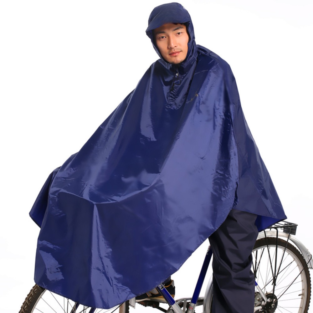 Bicycle single raincoat Men's and women's raincoat Students riding waterproof oversized electric raincoat