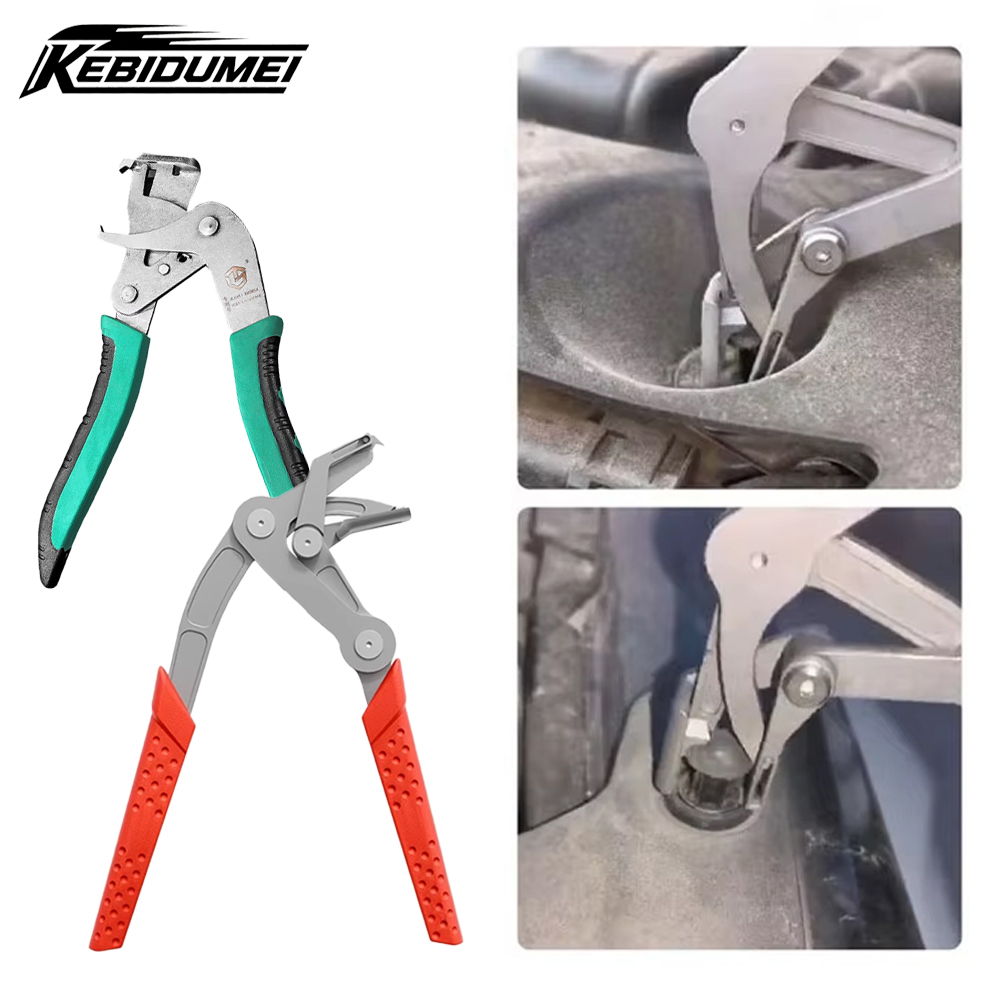 KEBIDUMEI Car Clip Pliers Disassembly Tools Panel Clip Removal Plier Removal Tool Jaw Rivet Remover Auto Repair Tool Accessories