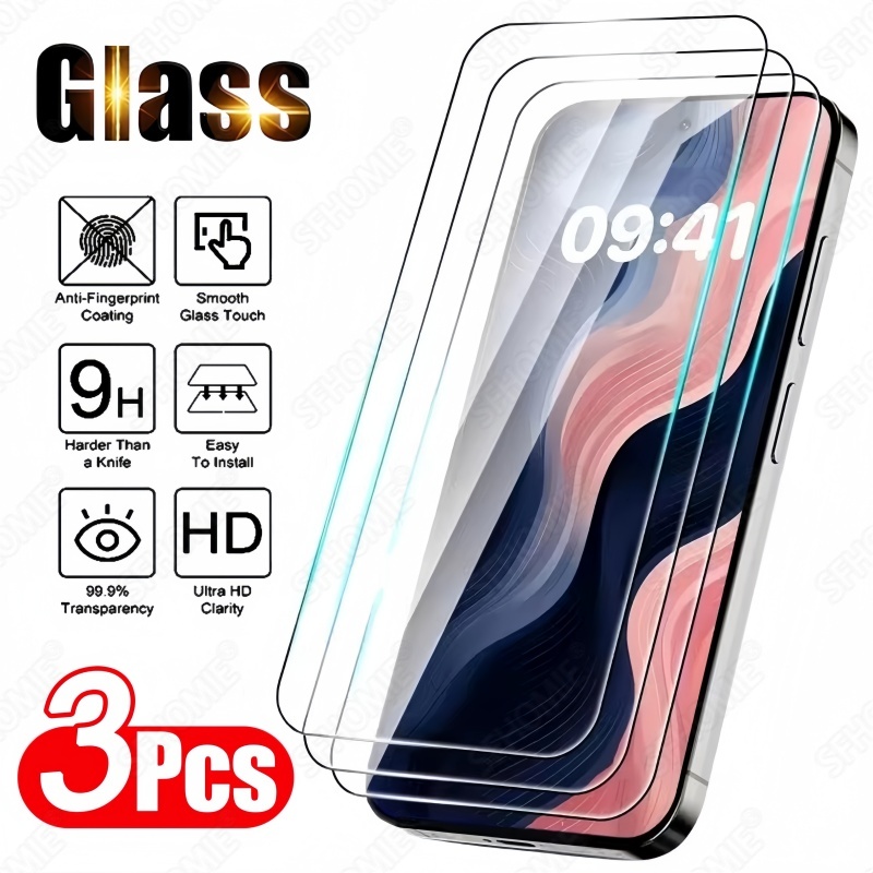 3Pcs HD Tempered Glass Screen Protector For S20 S21 S23 S24 FE A51 A52 A53 A54 A55 A56 A57 Glass Protection Film