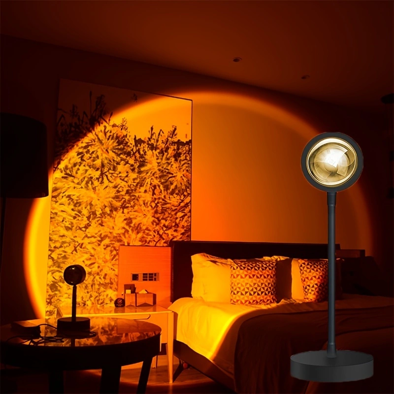 LED Sunset Lamp, Night Light, Sunset Projector, Photography Decorative Light, Birthday