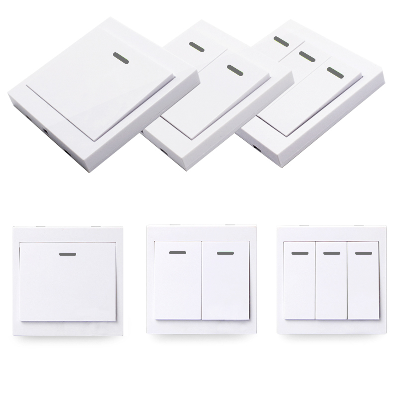 Suitable For EWelink Tuya Zigbee Smart Home 433MHz Universal Wireless Remote Control Wall Panel RF Transmitter