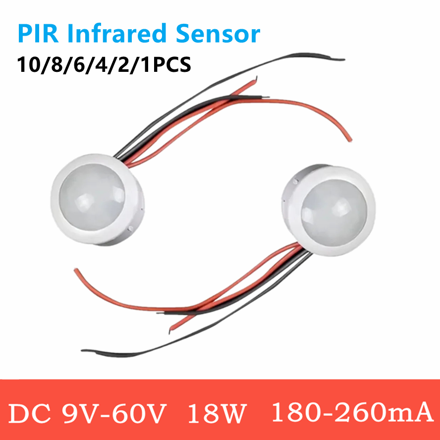 Infrared Motion Automatic Light Sensor IR Detector Switch DC 12V 24V AC 110V 220V Human Body Induction Night Lamp pen gpt