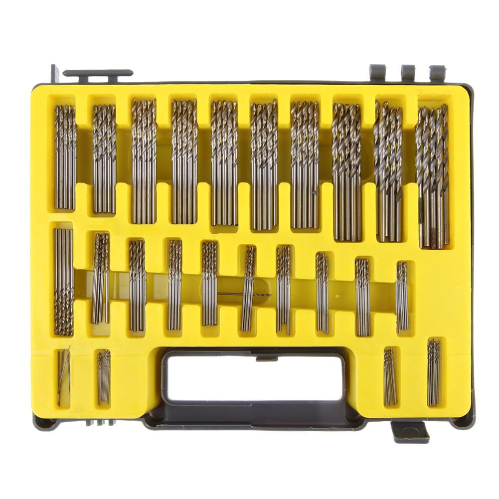 150Pcs Mini Twist Drill Bit Kit 0.4mm-3.2 Small Drill Box Opener Hole Set for Woodworking Plastic And Aluminum HSS Drill Bit Set