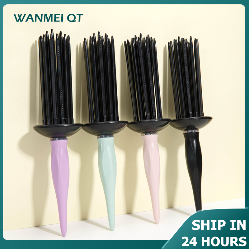 Air Volume Hair Fluffy Styling Curler Comb Hair Curler Comb Heatless Curling Roller Salon Hair Styling Tools