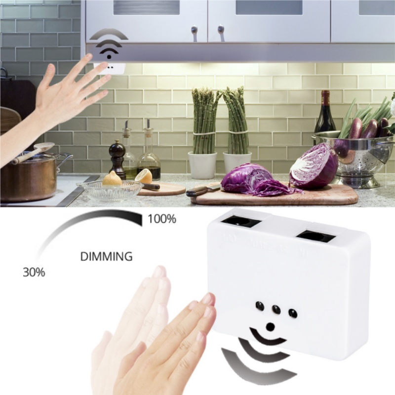 Smart Home Motion Sensor Switch, 5V/12V/24V Auto ON/OFF IR Detector for LED Strip Lights, Cabinet, Stairs, Closet lightify
