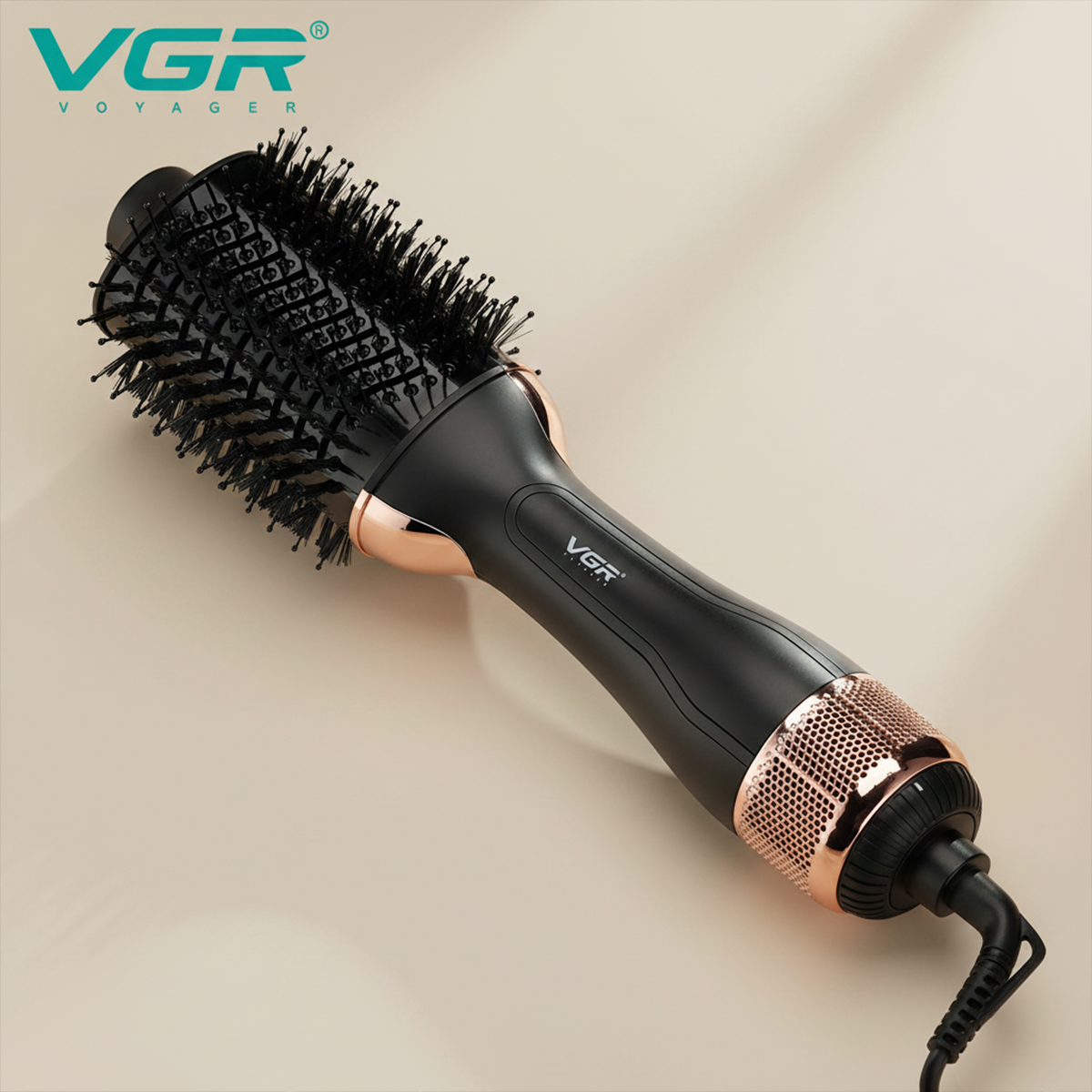 VGR V-492 4-in-1 Hot Air Brush Hair Straightener Comb and Volumizer One-Step Styling Tool for Smooth Blowouts and Volume