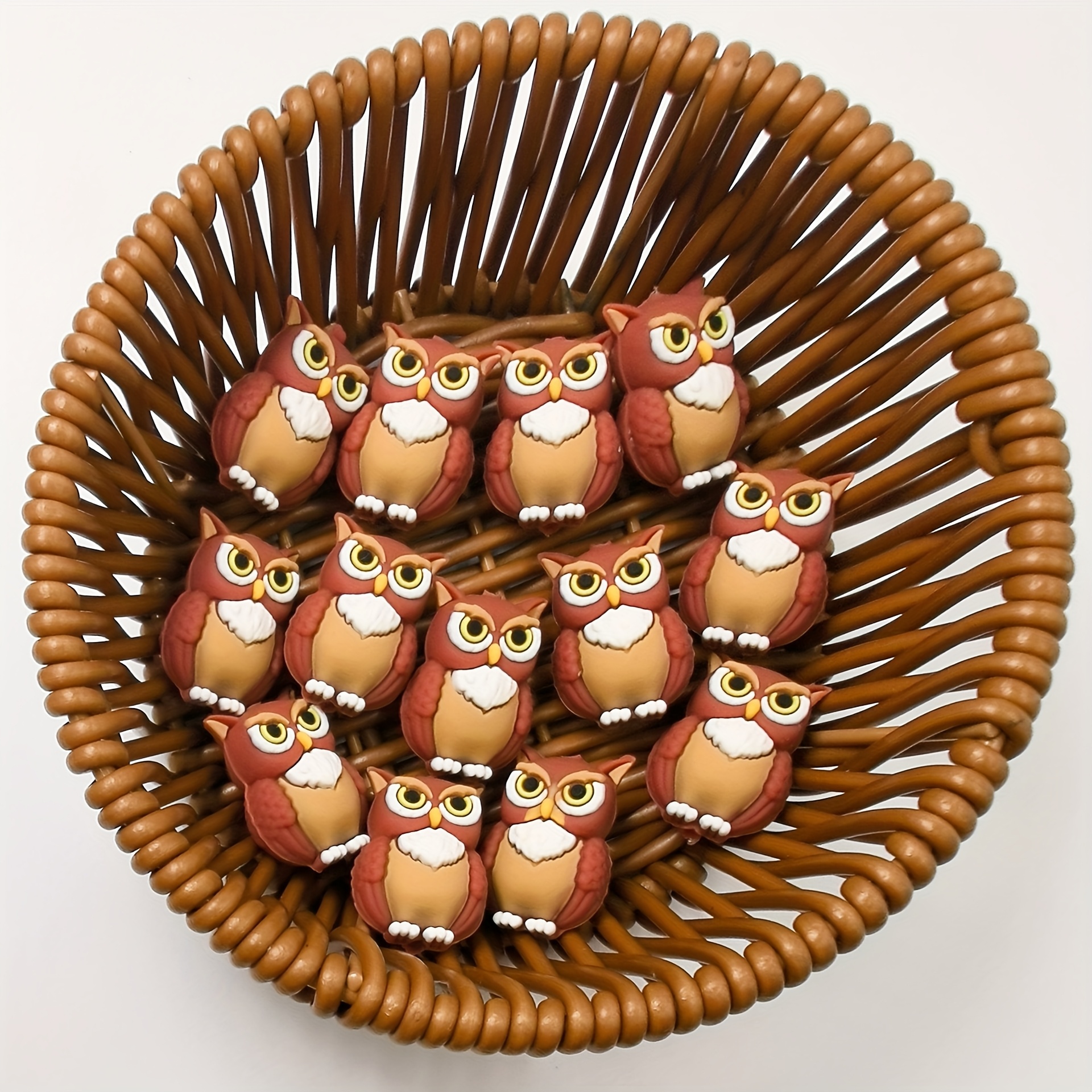 Owl Silicone Beads 5pcs, 3D Charms for DIY Keychains, Jewelry Making, Beaded Pens, Bracelets, and Holiday Decorations pen gpt