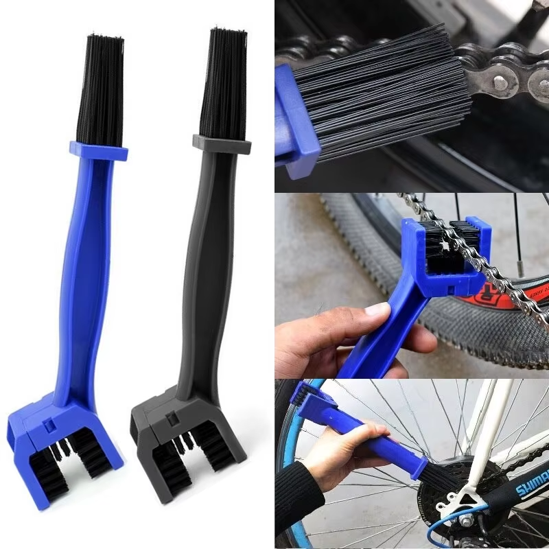 Portable Bicycle Chain Cleaner Brush MTB Road Bike Cycling Chain Cleaner Maintenance Bike Flywheel Brush Washer