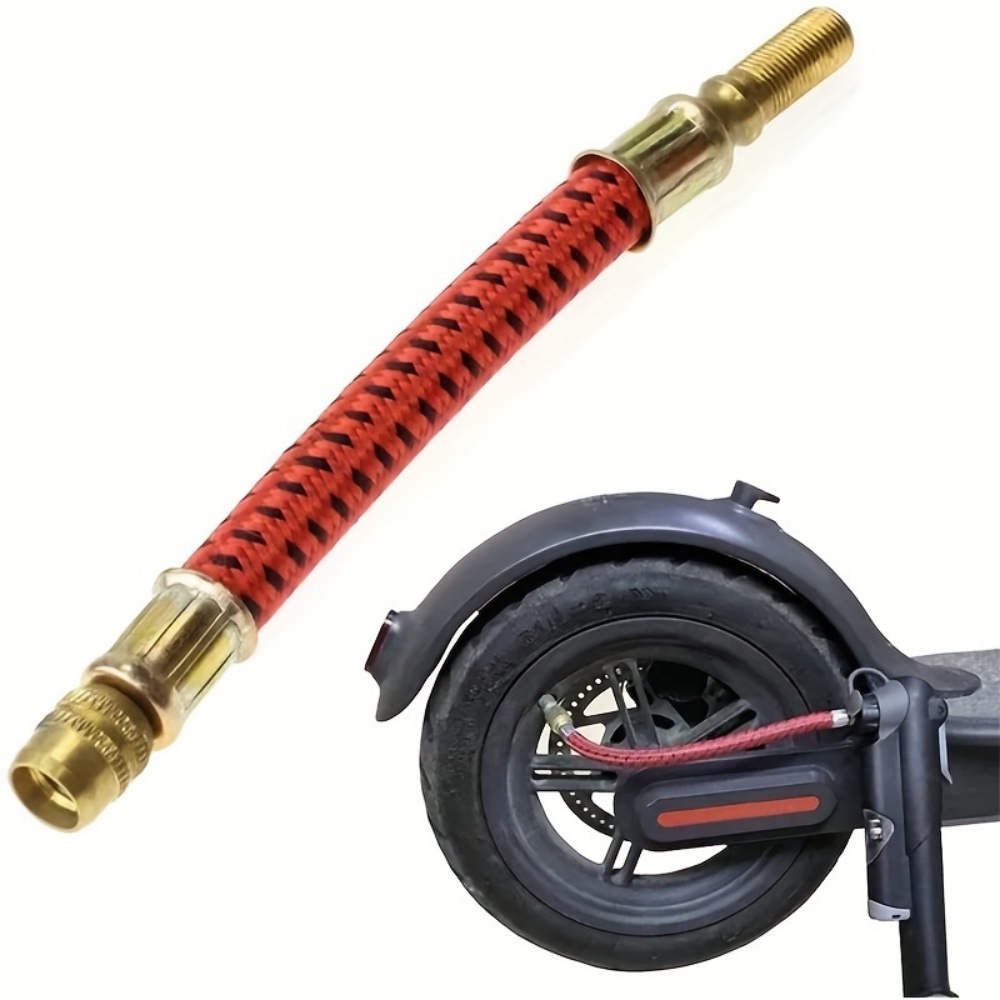 1 Practical Electric Scooter Tire Inflation Extension Tube, Inflatable Auxiliary Inflation Extension Nozzle Accessory