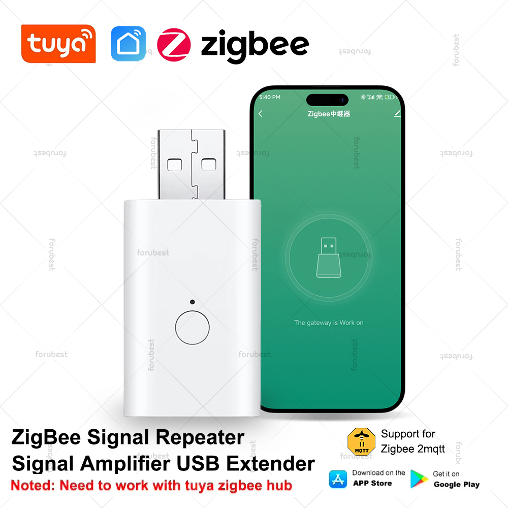 ZigBee 3.0 Signal Repeater USB Extender Signal Amplifier For ZigBee Devices Smart Home Automation Support Home Assistant Z2MQTT