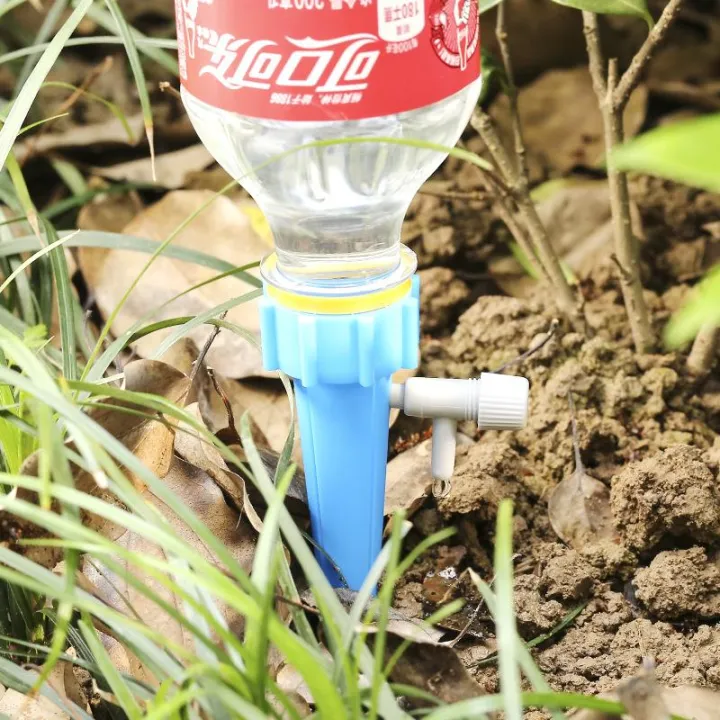 Auto Drip Irrigation Watering System Automatic Watering Spike For Plants Flower Indoor Household Waterers Bottle Dripping Device Pack of 2