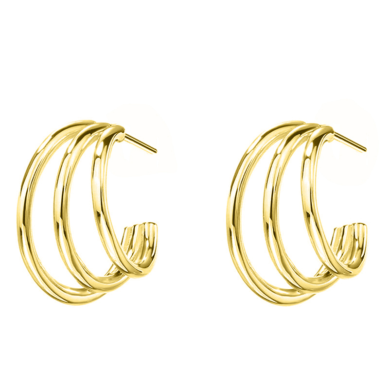 Huitan Simple Stylish Star Earrings for Lady Fashion Versatile Women Accessories Wedding Party Dail Wear Statement Jewelry
