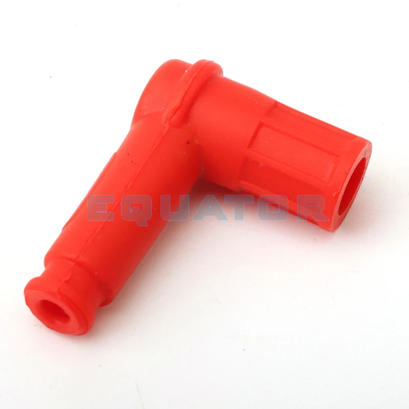 1 Piece Red Motorcycle Spark Motorcycle Universal High Pressure Cap Spark Plug Cap Quad Buggy Motorbike Spark Plug Cap