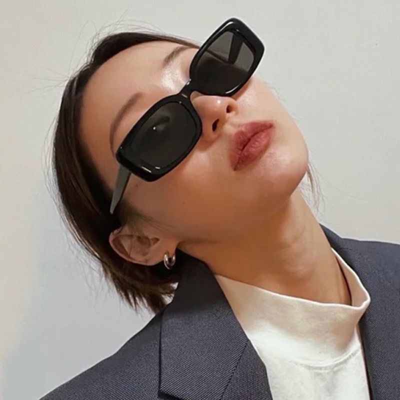 Fashion Square Small Frame Sunglasses Women 2021 New Eyeglasses Men Eyewear Female