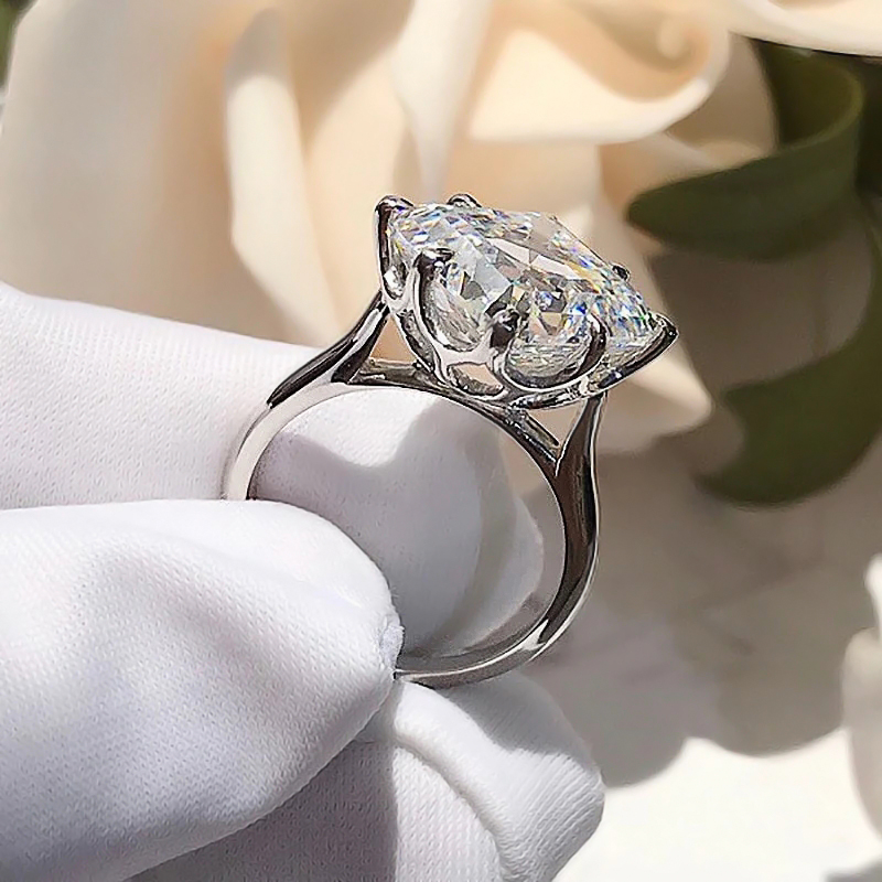 Huitan Unique Square Pink Cubic Zirconia Rings Fashion Accessories for Party Luxury Birthday Women's Ring New Jewelry