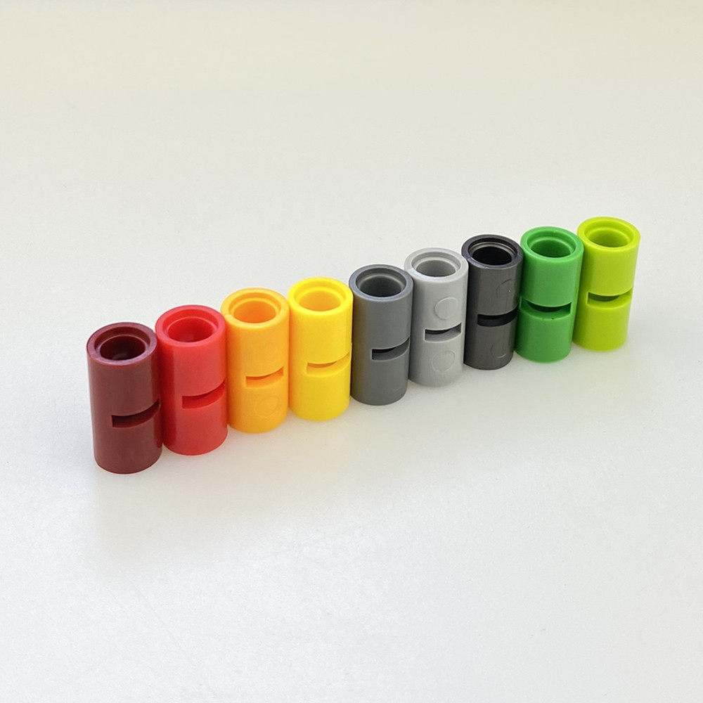 50PCS 62462 1x2 Split Bolt Connector MOC Building Blocks Replace Parts Technical Accessories Bulk Compatible with 29219 452698