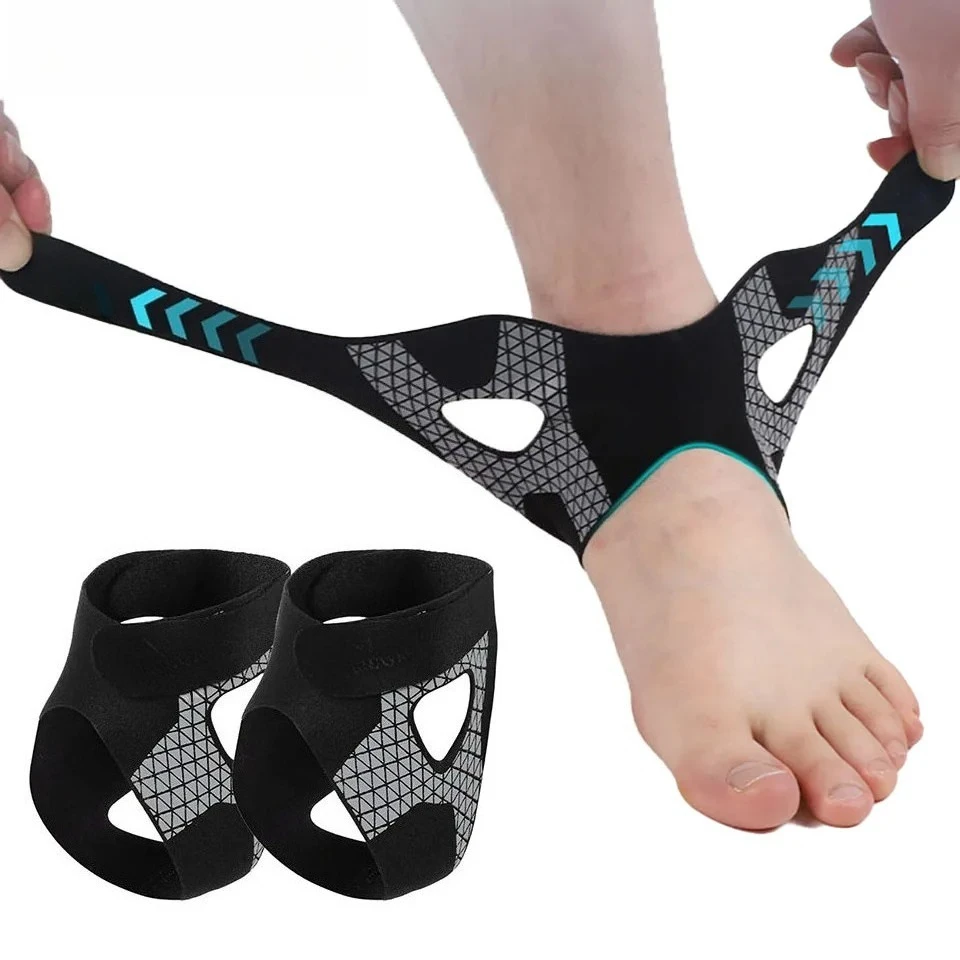 AOLIKES New Ultra-thin Ankle Brace Bi-directional Strap Compression Stabilizes Ankle Fixation Brace Prevents Ankle Sprains