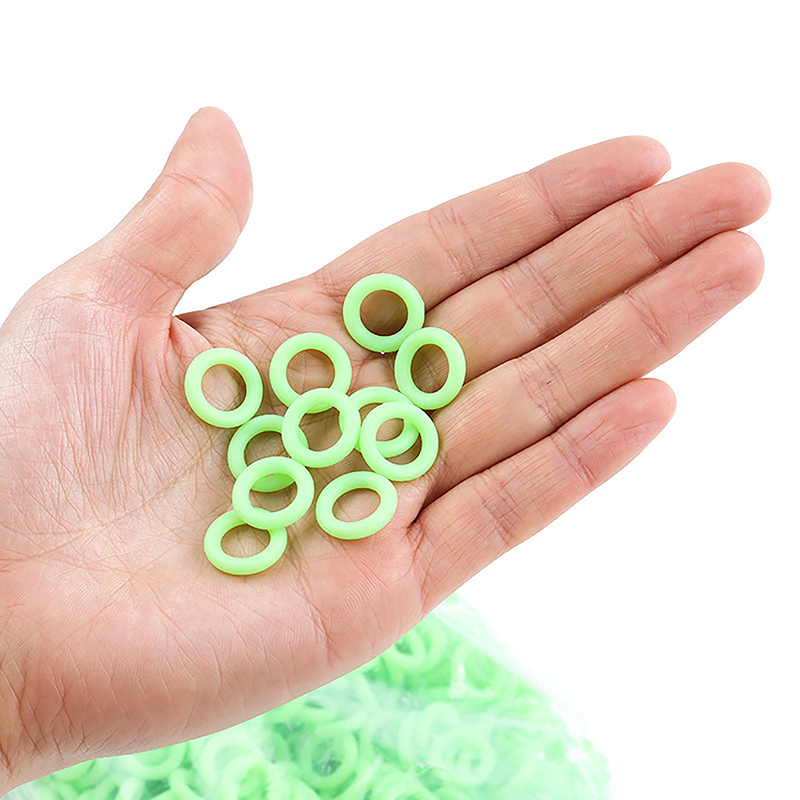 New Sale 10PCS Outdoor Multifunctional Ground Nail Fluorescent Circle Luminous Silicone Ring Camping Tent Sky Curtain Nail Ring