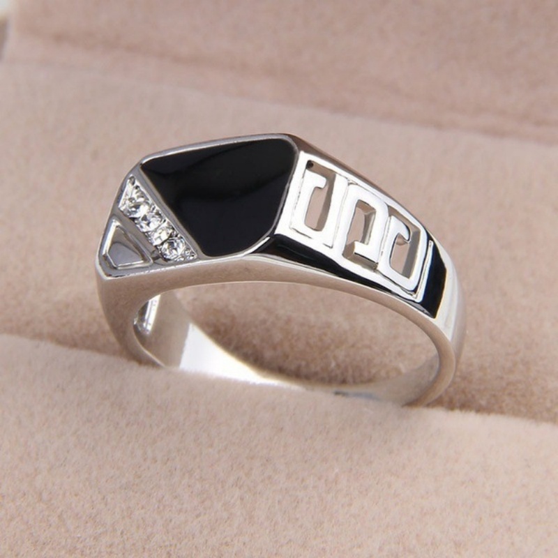 Hot Selling Silver Plated Stainless Steel Rings For Women Cubic Zircon Jewelry Wedding Engagement Ring Wholesale Size 5-11