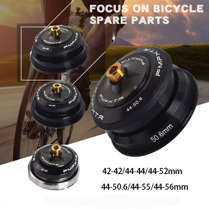 Shuangpeilin bowl group 42mm - 52mm Straight Tube Mountain Bike Front Bearing Fork Wrist Set Bicycle Bowl Set 44-55 56 Conical